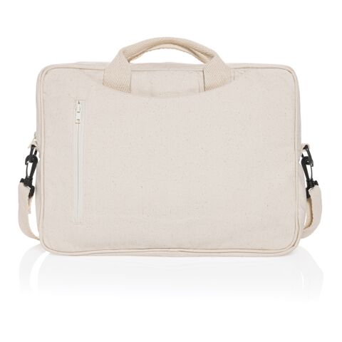 &quot;Maletín ordenador 15,4&quot;&quot; de algodón reciclado Laluka AWARE™ blanco | sin montaje de publicidad | no disponible | no disponible | no disponible