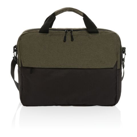 "Maletín para portátil Kazu AWARE™ RPET de 15,6""" verde | sin montaje de publicidad | no disponible | no disponible | no disponible