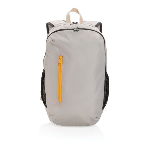 Mochila casual Impact AWARE ™ 300D RPET marron-naranja | sin montaje de publicidad | no disponible | no disponible | no disponible