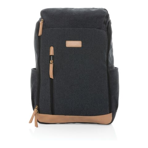 Mochila para ordenador portátil de 15" Impact AWARE™ 16 oz negro | sin montaje de publicidad | no disponible | no disponible | no disponible