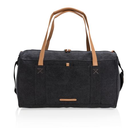 Bolsa de fin de semana de lona PVC free negro | sin montaje de publicidad | no disponible | no disponible | no disponible