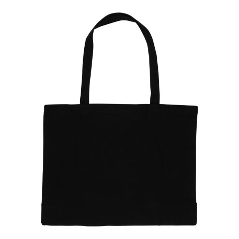 Bolsa de compra de algodón reciclado 145gr Impact AWARE ™ negro | sin montaje de publicidad | no disponible | no disponible | no disponible