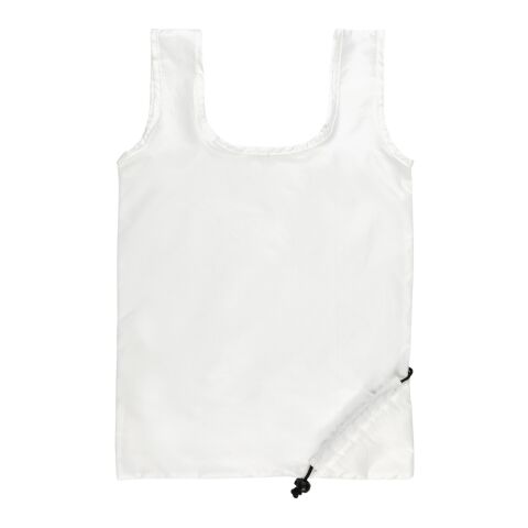 Bolsa de compra RPET 190T plegable Impact AWARE ™ Blanco | sin montaje de publicidad | no disponible | no disponible | no disponible