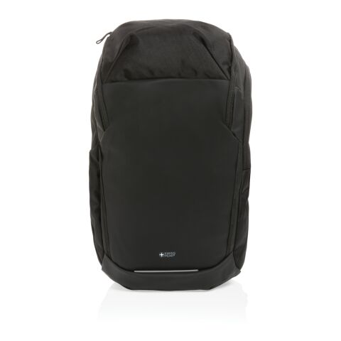 Mochila de negocios Swiss Peak AWARE ™ RPET de 15,6&quot; negro | sin montaje de publicidad | no disponible | no disponible