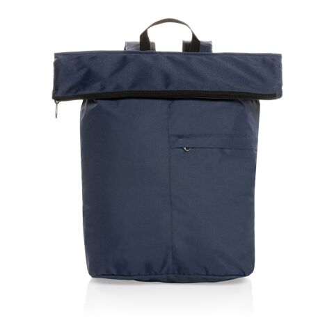 Mochila plegable ligera Dillon AWARE™ RPET azul marino | sin montaje de publicidad | no disponible | no disponible | no disponible