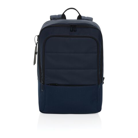 "Mochila ordenador Armond AWARE™ RPET de 15,6""" azul marino | sin montaje de publicidad | no disponible | no disponible