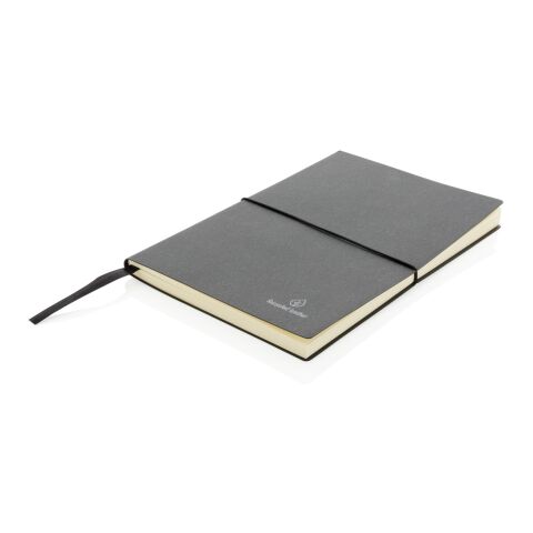 Libreta de cuero reciclado A5 gris | sin montaje de publicidad | no disponible | no disponible