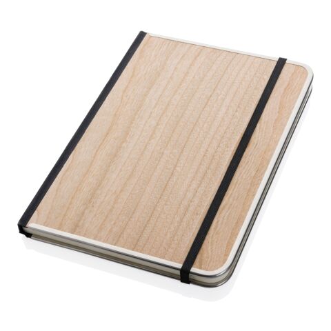 Cuaderno de lujo Treeline A5 con tapa de madera marron | sin montaje de publicidad | no disponible | no disponible