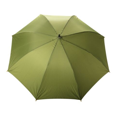 Paraguas automático RPET 190T de bambú Impact AWARE ™ verde | sin montaje de publicidad | no disponible | no disponible