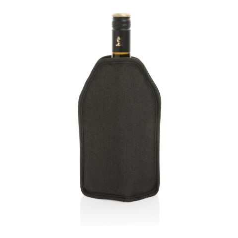 Funda para enfriador Vino AWARE™ RPET negro | sin montaje de publicidad | no disponible | no disponible