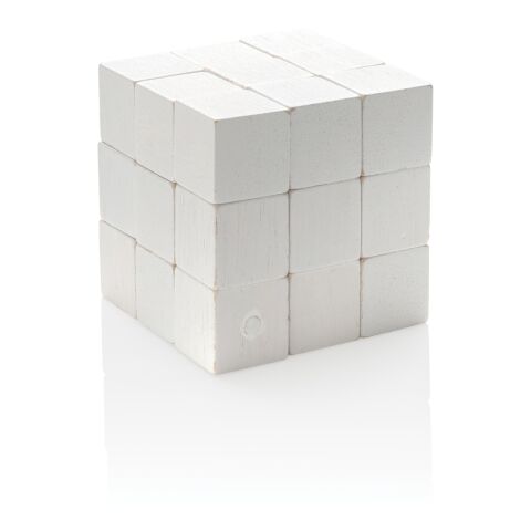 Juego mental de madera FSC® en bolsa de lona blanco | sin montaje de publicidad | no disponible | no disponible