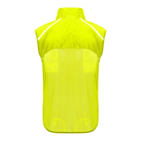 Chaleco para correr ligero unisex &quot;Jannu&quot; Estándar | Fluor Yellow | roly- | sin montaje de publicidad | no disponible | no disponible