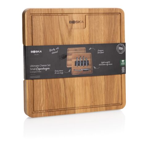 BOSKA Ultimate Cheese Set Pequeño Copenhague marron-acero