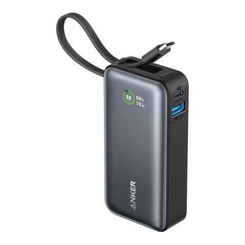 Batería externa Anker Nano 30W con cable USB-C integrado negro