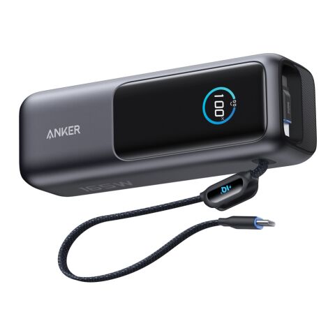 Batería Anker 25.000 mAh 165W con cable retráctil gris-negro | sin montaje de publicidad | no disponible | no disponible