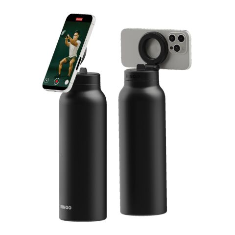 Botella de agua RINGO Pro MagSafe® anillo magnético 710 ml negro
