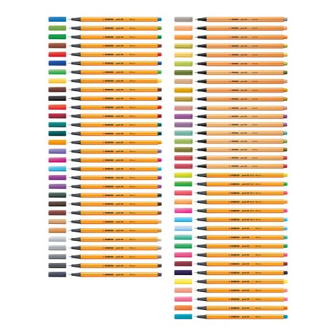 STABILO point 88 Set de 6 rotuladores de punta fina cuatricromía