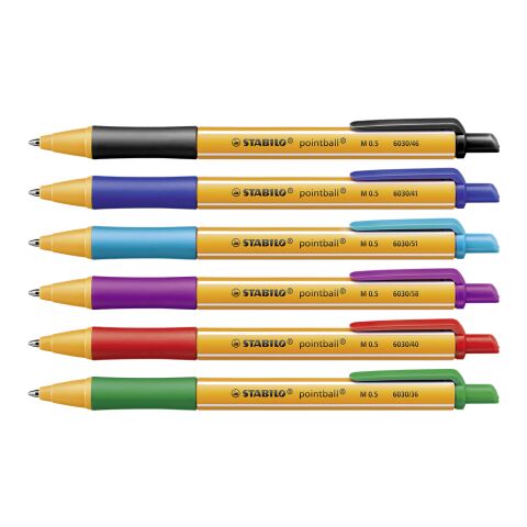 STABILO pointball bolígrafo verde | sin montaje de publicidad