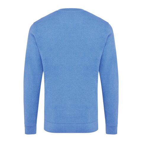 Jersey Iqoniq Denali algodón reciclado sin teñir azul jaspeado | XL | sin montaje de publicidad | no disponible | no disponible | no disponible