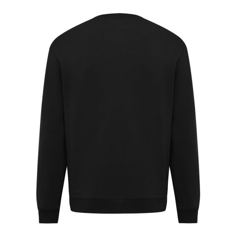 Sudadera de cuello redondo de algodón reciclado Torla IQONIQ negro | XS