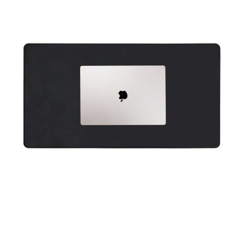 VINGA Alfombrilla de escritorio Timo poliéster reciclado RCS negro | sin montaje de publicidad | no disponible | no disponible