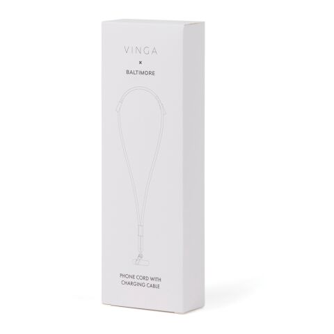 Cable telefónico VINGA Baltimore RCS con cable de carga negro | sin montaje de publicidad | no disponible | no disponible