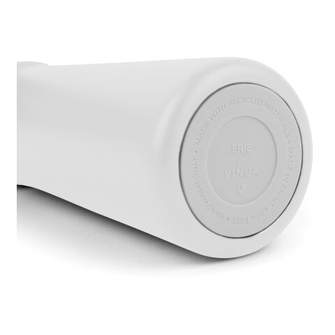 Botella al vacío VINGA Erie RCS de acero 450 ML blanco | sin montaje de publicidad | no disponible | no disponible