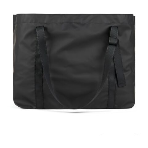 Bolsa maxi VINGA Livorno poliéster reciclado GRS negro | sin montaje de publicidad | no disponible | no disponible