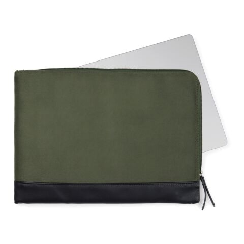 Funda portátil 16" de poliéster reciclado RCS VINGA Marlow verde-negro | sin montaje de publicidad | no disponible | no disponible