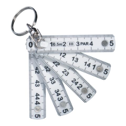 Mini regla plegable blanco | sin montaje de publicidad | no disponible | no disponible