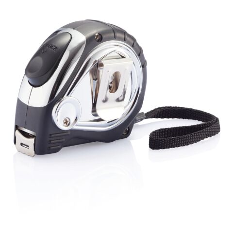 Flexómetro cromado auto stop negro | sin montaje de publicidad | no disponible | no disponible