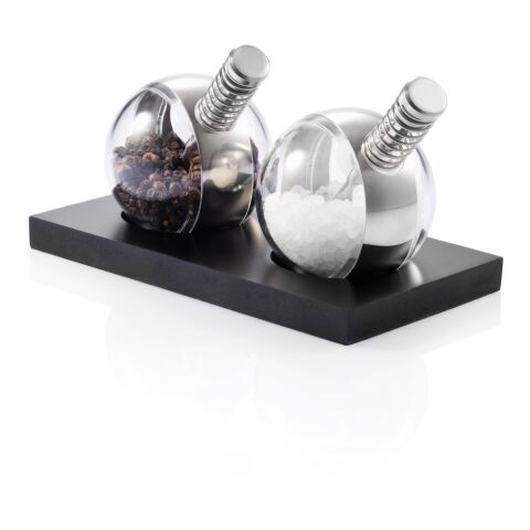 Set salero pimentero Planet negro | sin montaje de publicidad | no disponible | no disponible | no disponible