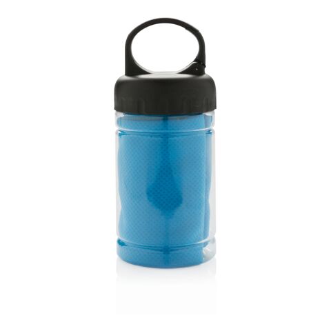 Toalla enfriadora azul | sin montaje de publicidad | no disponible | no disponible | no disponible