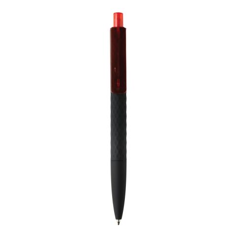 Bolígrafo negro suave X3 rojo-negro | sin montaje de publicidad | no disponible | no disponible