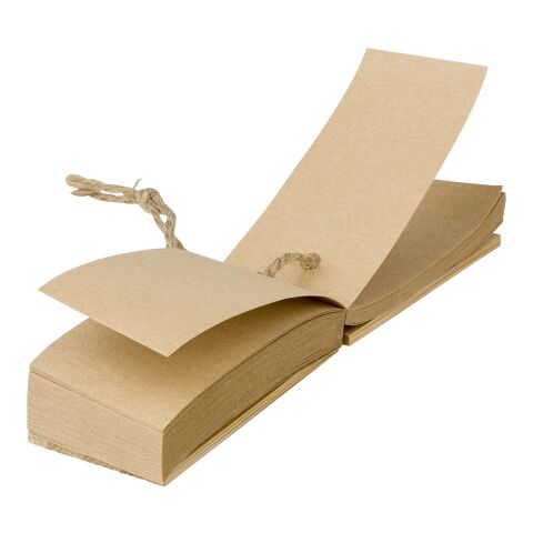 Notas adhesivas de bambú y kraft Kingston marrón | sin montaje de publicidad | no disponible | no disponible