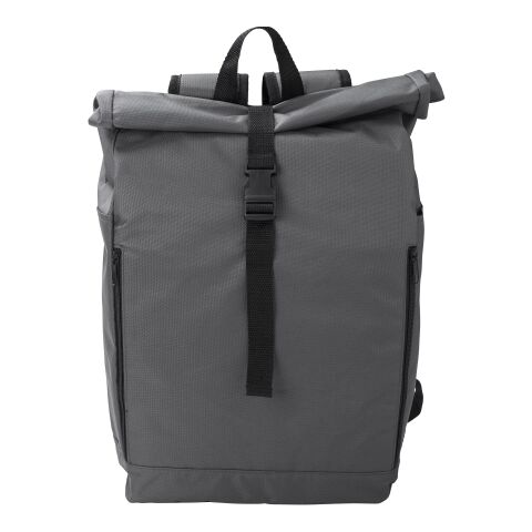 Mochila enrollable de RPET Evie negro | sin montaje de publicidad | no disponible | no disponible