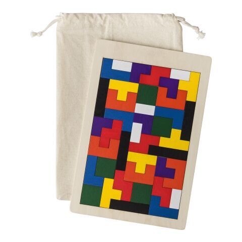 Rompecabezas de madera Skyla marrón | sin montaje de publicidad | no disponible | no disponible