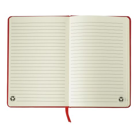 Cuaderno de cartón reciclado Evangeline rojo | sin montaje de publicidad | no disponible | no disponible