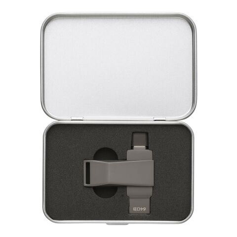 USB de aleación de zinc Dorian gris | sin montaje de publicidad | no disponible | no disponible