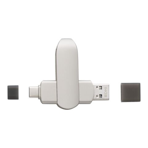 USB de aleación de zinc Harlow gris | sin montaje de publicidad | no disponible | no disponible