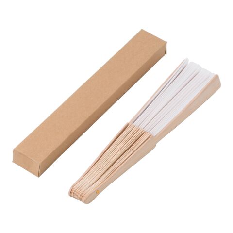 Abanico de rPET Rosanne Blanco roto | sin montaje de publicidad | no disponible | no disponible