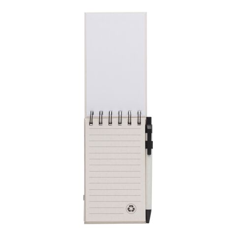 Cuaderno de cartón de leche reciclado Martha negro/ blanco | sin montaje de publicidad | no disponible | no disponible