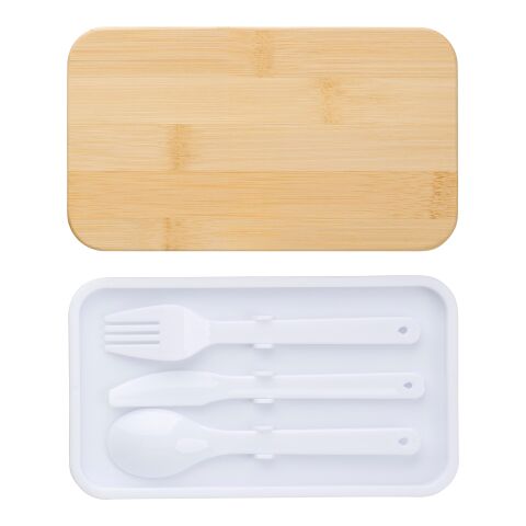 Fiambrera de PP Maxton blanco | sin montaje de publicidad | no disponible | no disponible