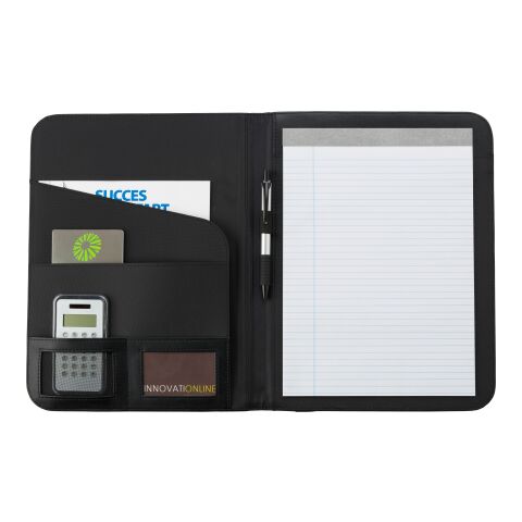 Porta documentos A4 exterior acolchado negro | sin montaje de publicidad | no disponible | no disponible