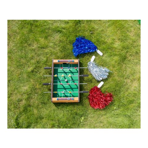 Mini Futbolín de madera colorido | sin montaje de publicidad | no disponible | no disponible