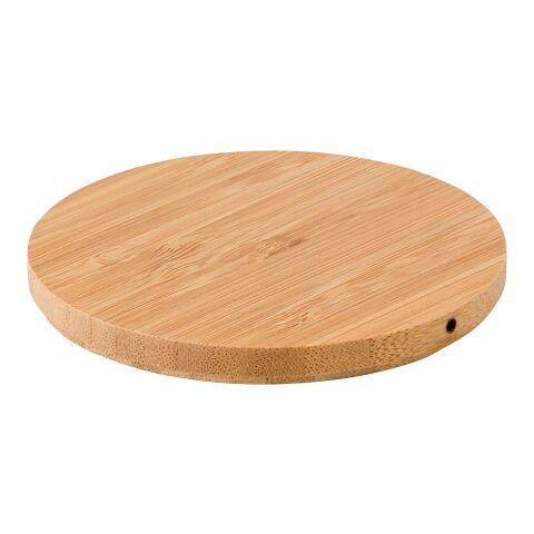 Cargador rápido inalámbrico de bambú marrón | sin montaje de publicidad | no disponible | no disponible