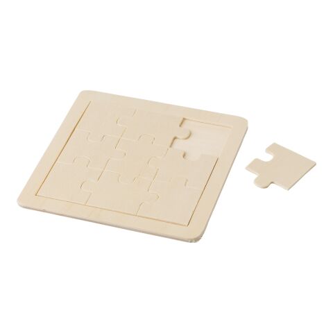 Puzzle de madera con 9 piezas marrón | sin montaje de publicidad | no disponible | no disponible