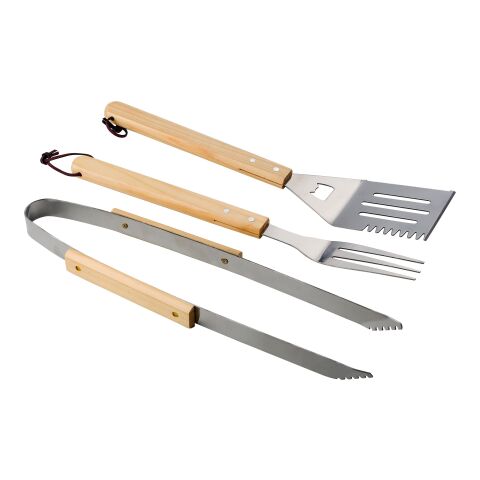 Set de bbq de bambú marrón | sin montaje de publicidad | no disponible | no disponible