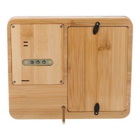 Estación meteorológica de bambú Colton marrón | sin montaje de publicidad | no disponible | no disponible