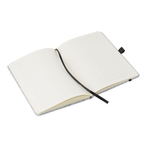 Cuaderno de fieltro RPET Harper verde oscuro | sin montaje de publicidad | no disponible | no disponible